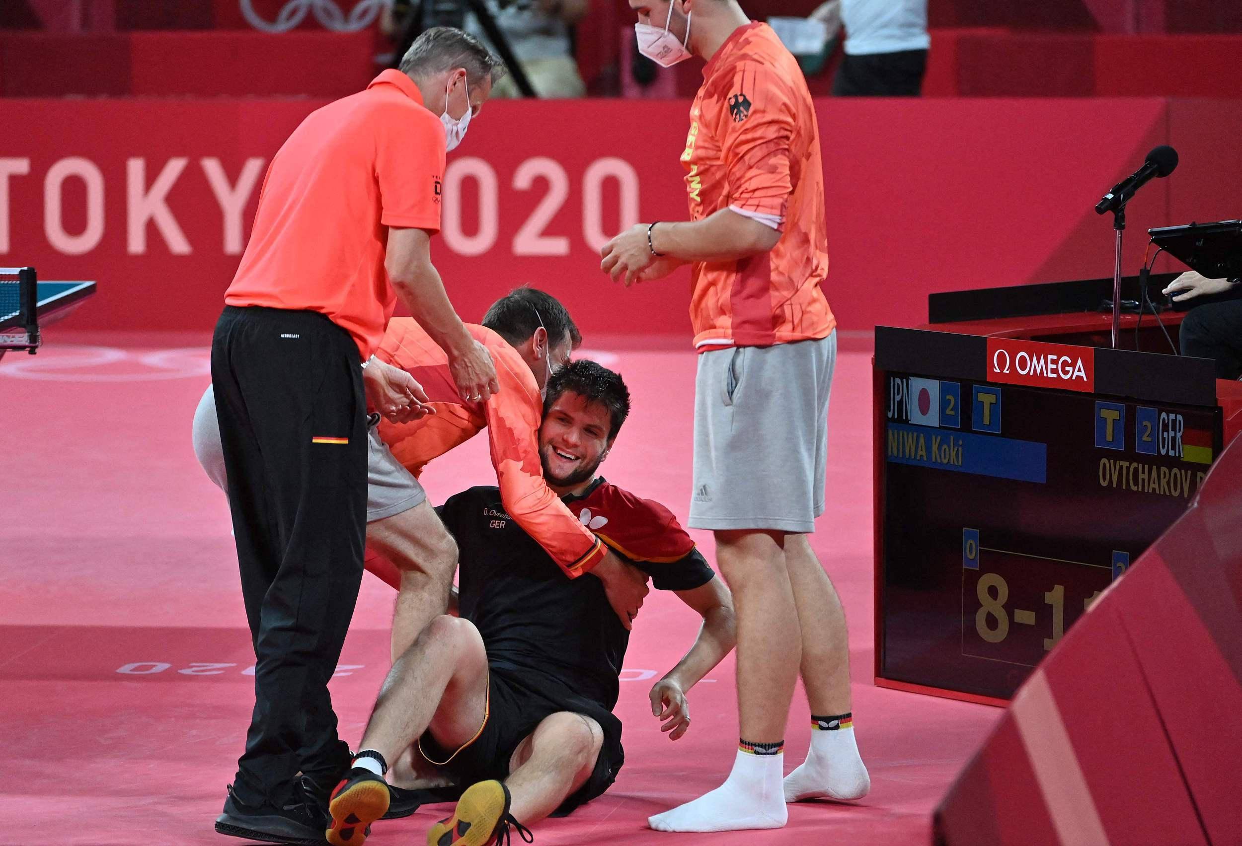 韩国乒乓球队险胜奥地利乒乓球队，水谷隼完成帽子戏法